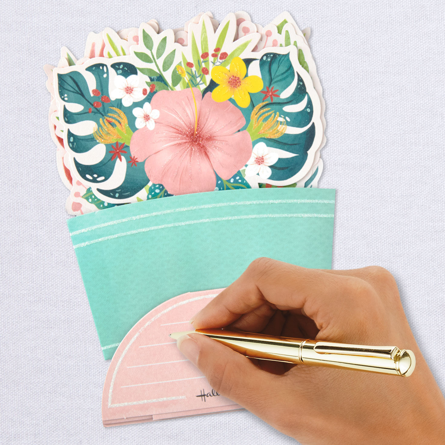 Celebrating You Flower Bouquet 3D Pop-Up Card, , large image number 6