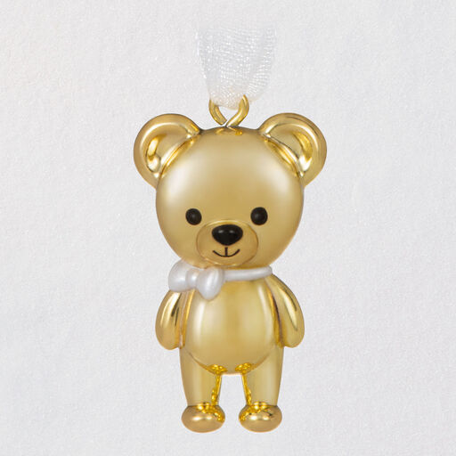 Mini Bitty Bear Metal Ornament, 1", 