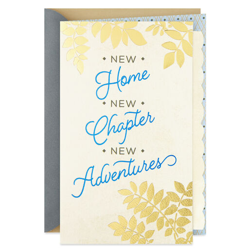 New Adventures New Home Congratulations Card, 