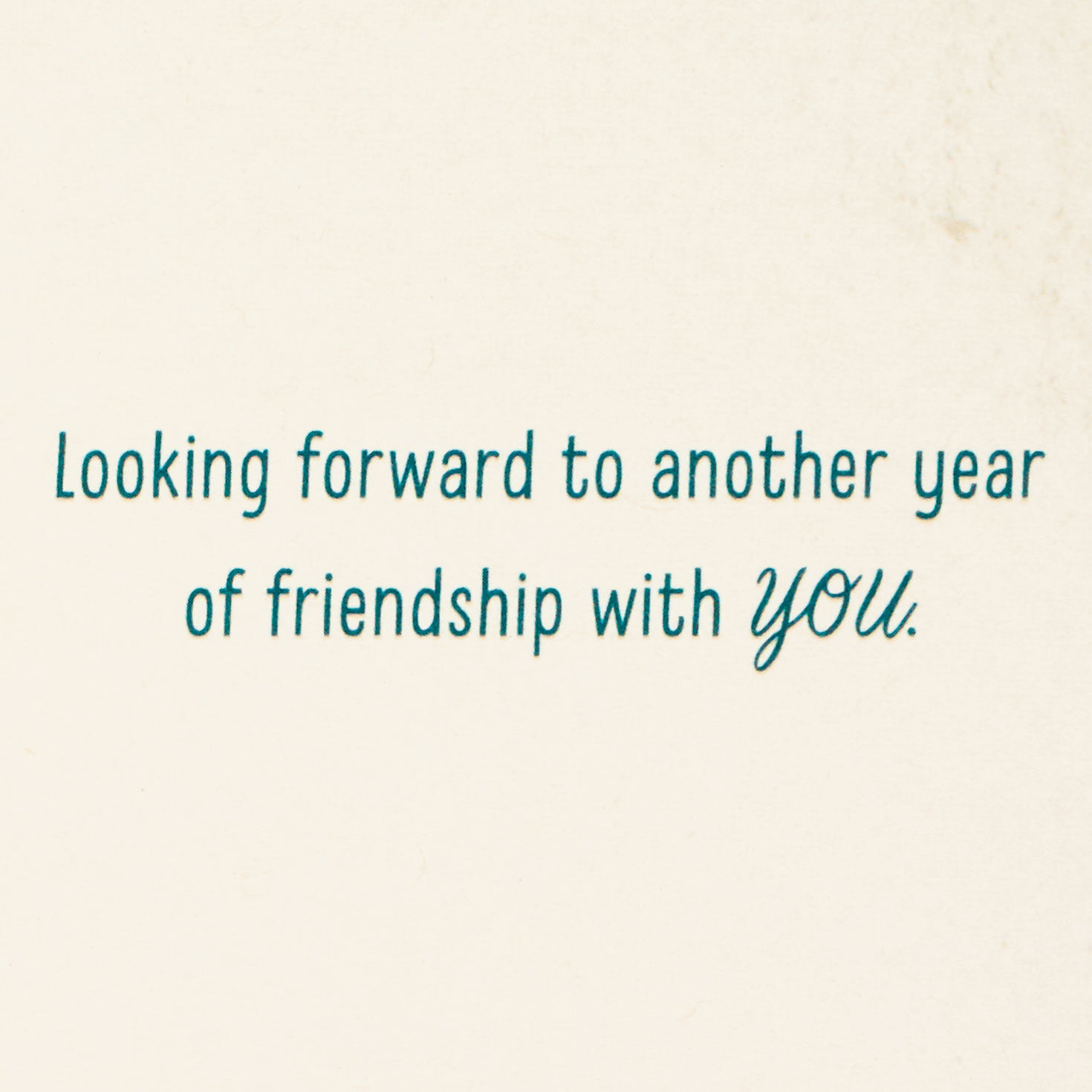 Looking Forward to Another Year of Friendship New Year Card, , large image number 2