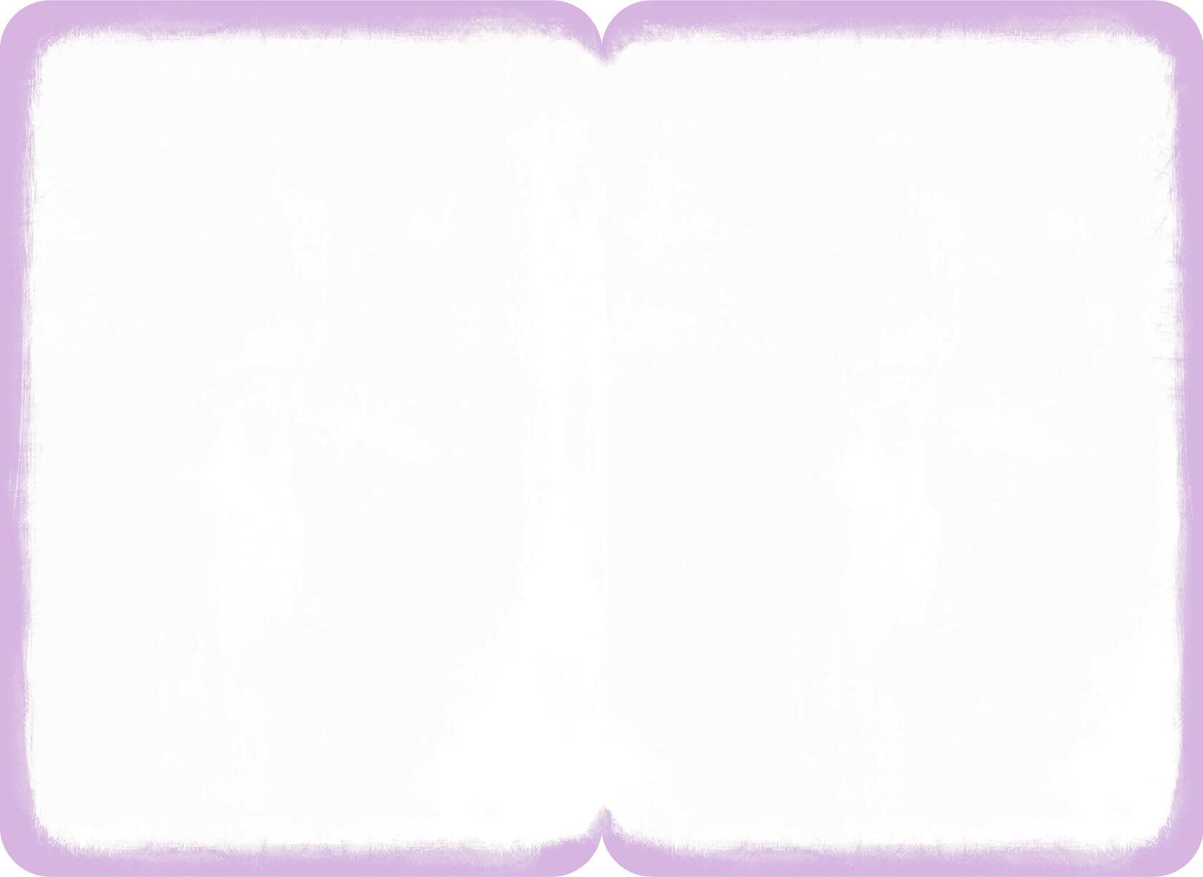 Blue Bird and Purple Flowers Blank Card