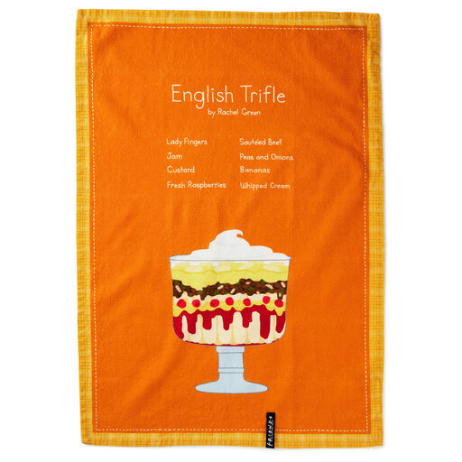 Friends Rachel's English Trifle Tea Towel and Turkey Pot Holder, Set of 2, 