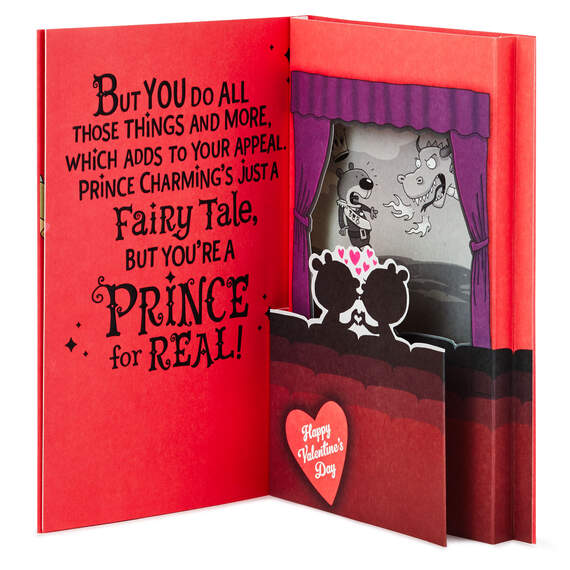 Better Than Prince Charming Funny Pop-Up Valentine's Day Card for Husband, , large image number 3