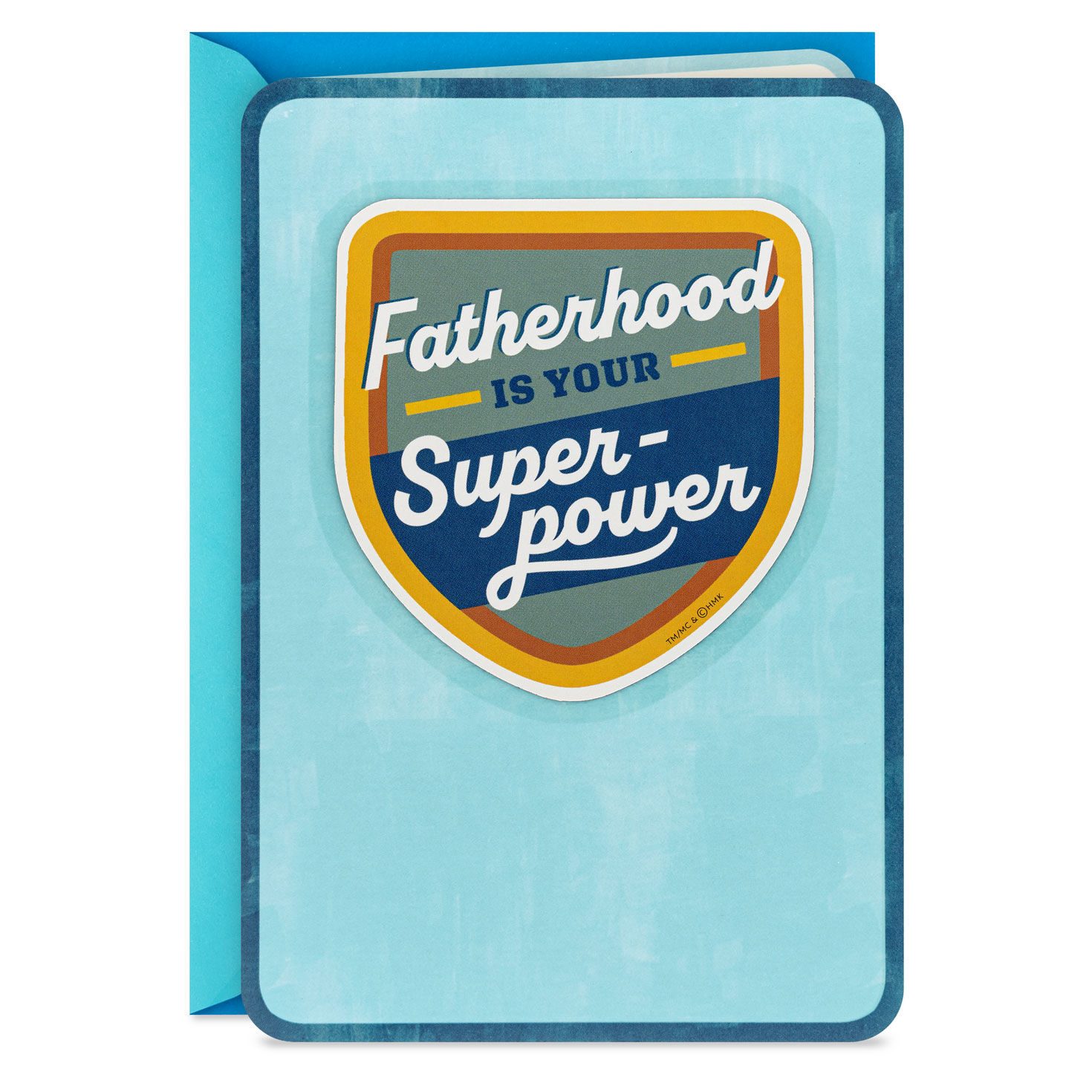 Fatherhood Is Your Superpower Father's Day Card With Magnet