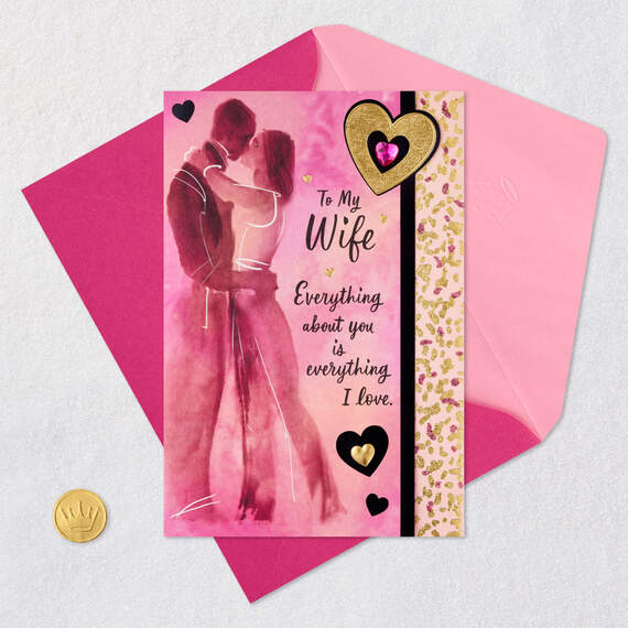 Love Everything About You Love Card for Wife, , large image number 8