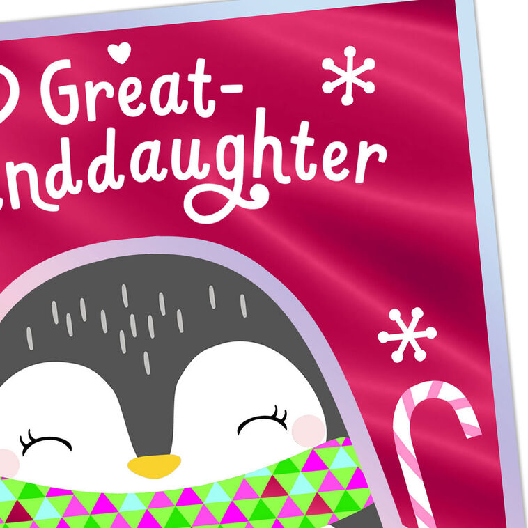 You're Loved So Much Christmas Card for Great-Granddaughter, , large image number 4