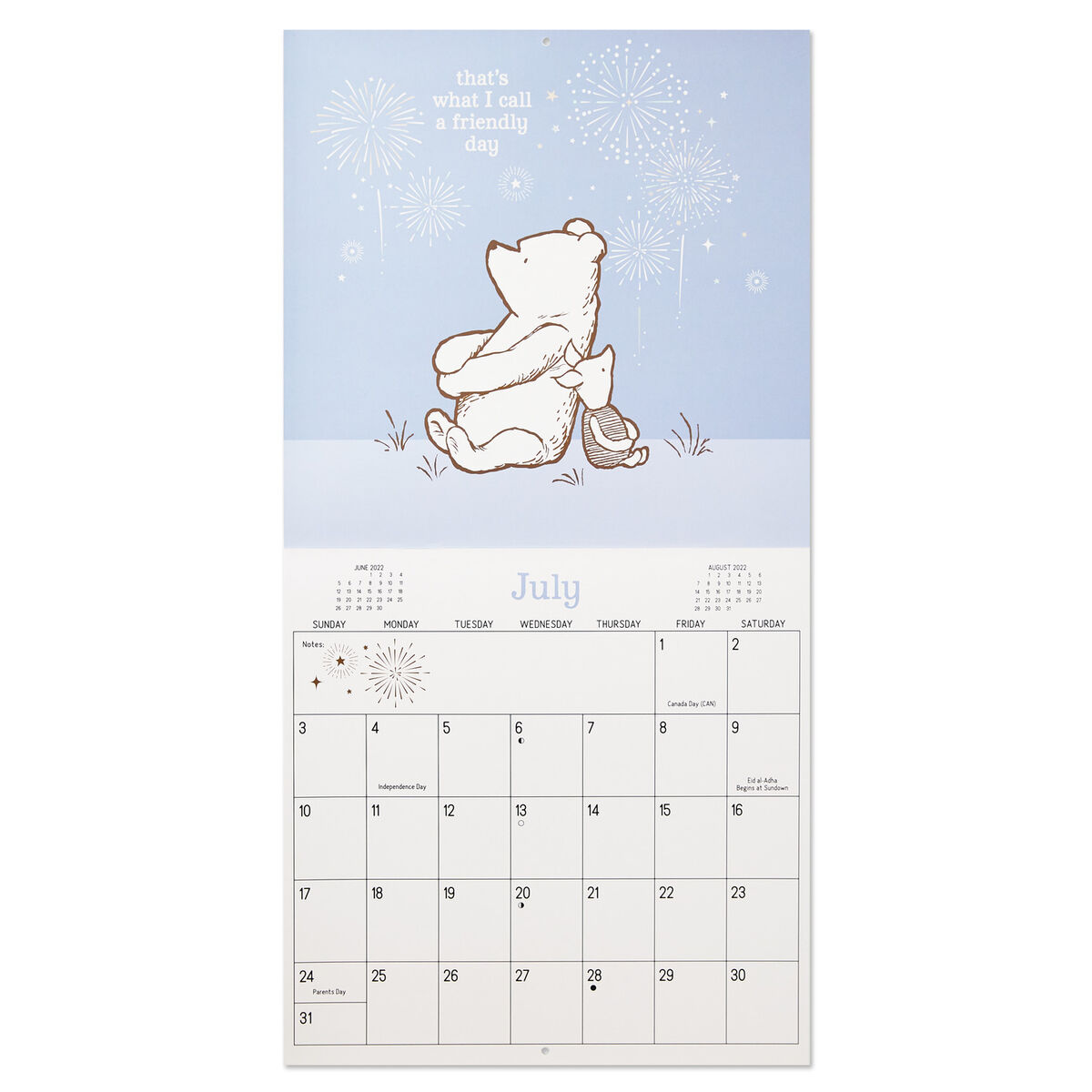 Disney Winnie the Pooh® 2022 Wall Calendar, 12Month Calendars
