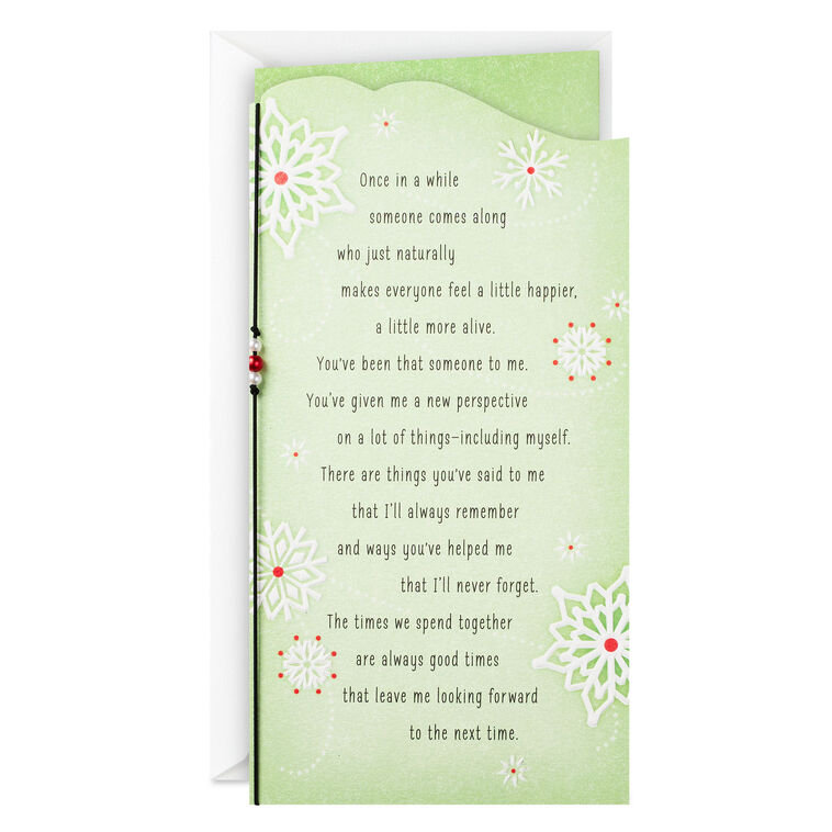 Thanks for Being Such a Wonderful Friend Christmas Card