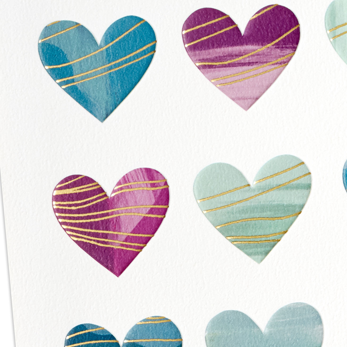 Patterned Hearts Blank Card for only USD 5.99 | Hallmark