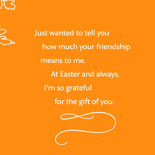 So Grateful for You Easter Card for Friend, 