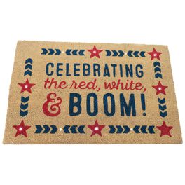 Celebrate Patriotic Coir Light-Up Door Mat, Celebrate Patriotic Coir Light-Up Door Mat, , large