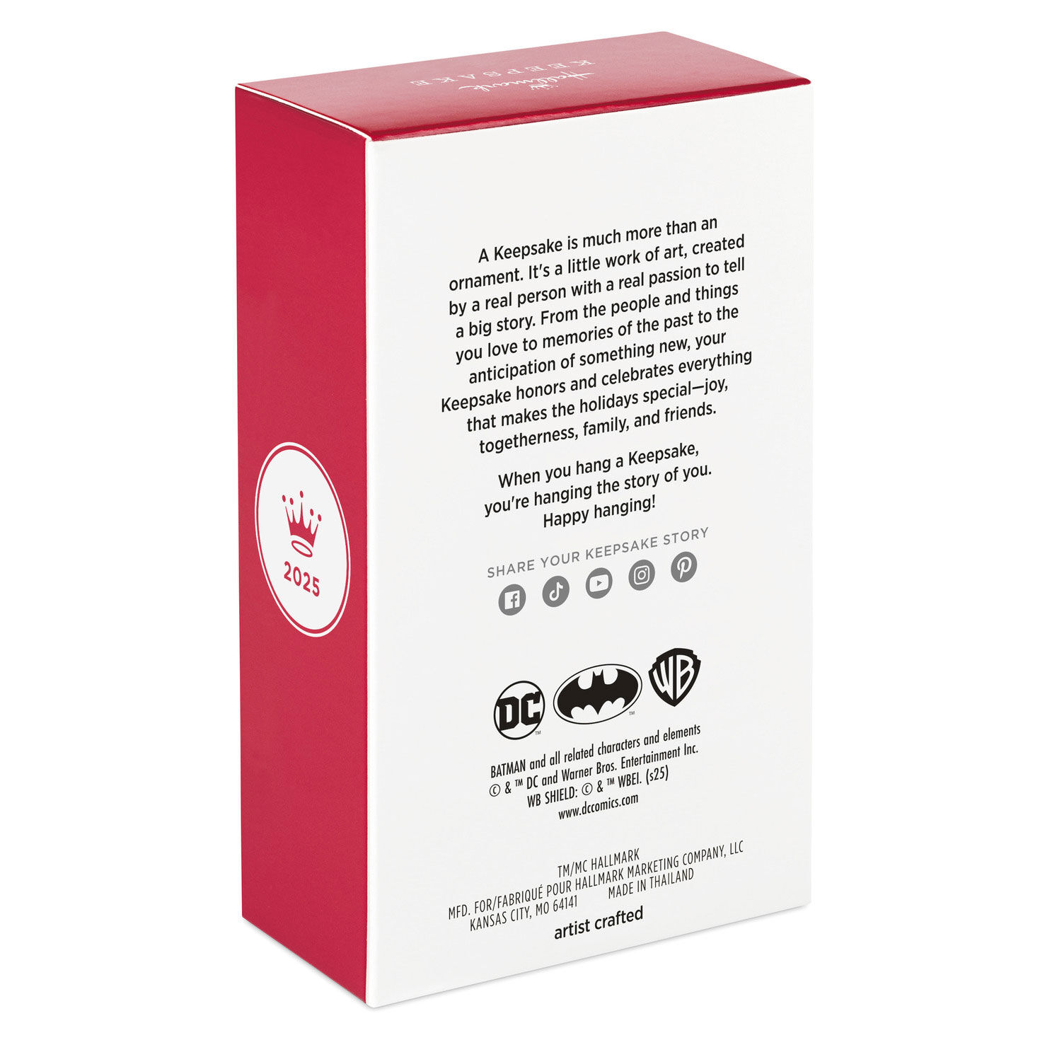 Batman The Joker Keepsake Ornament package back image number 8