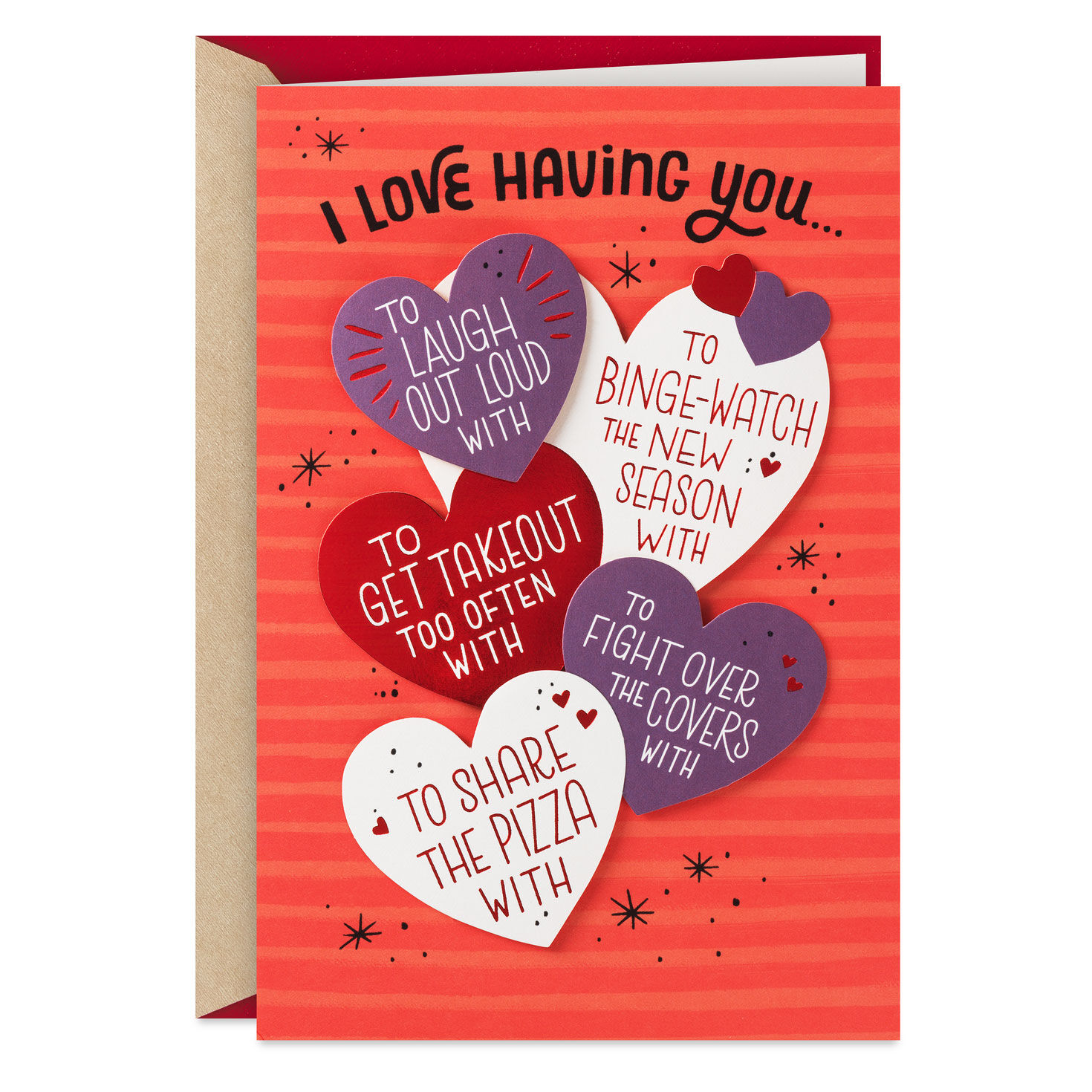 Romantic valentines day hotsell cards for him