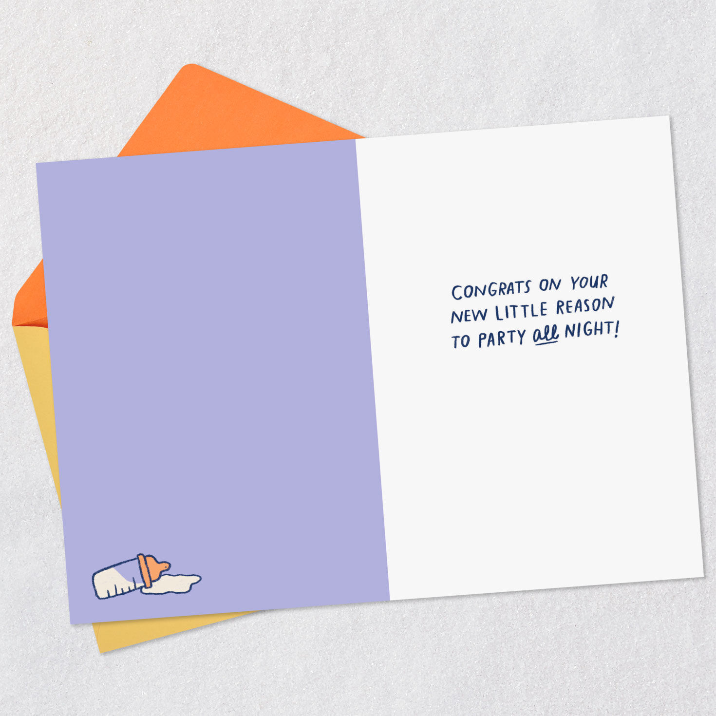 Party at My Crib Funny New Baby Card for only USD 4.49 | Hallmark