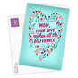 Your Love Floral Heart Folded Love Photo Card, , large image number 2