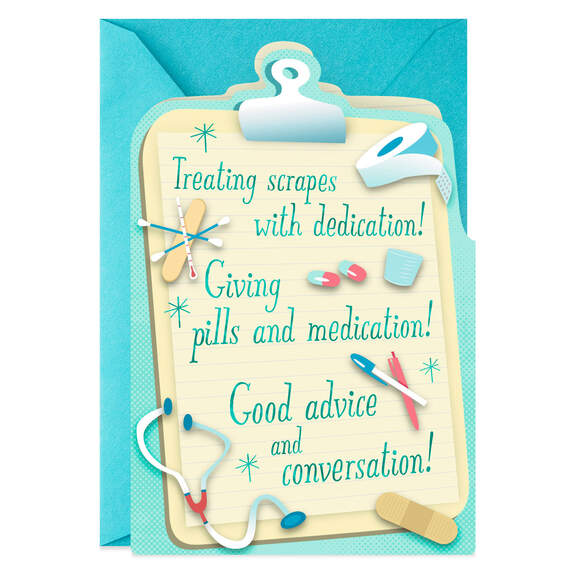 Dedication and Medication Nurses Day Card, , large image number 1