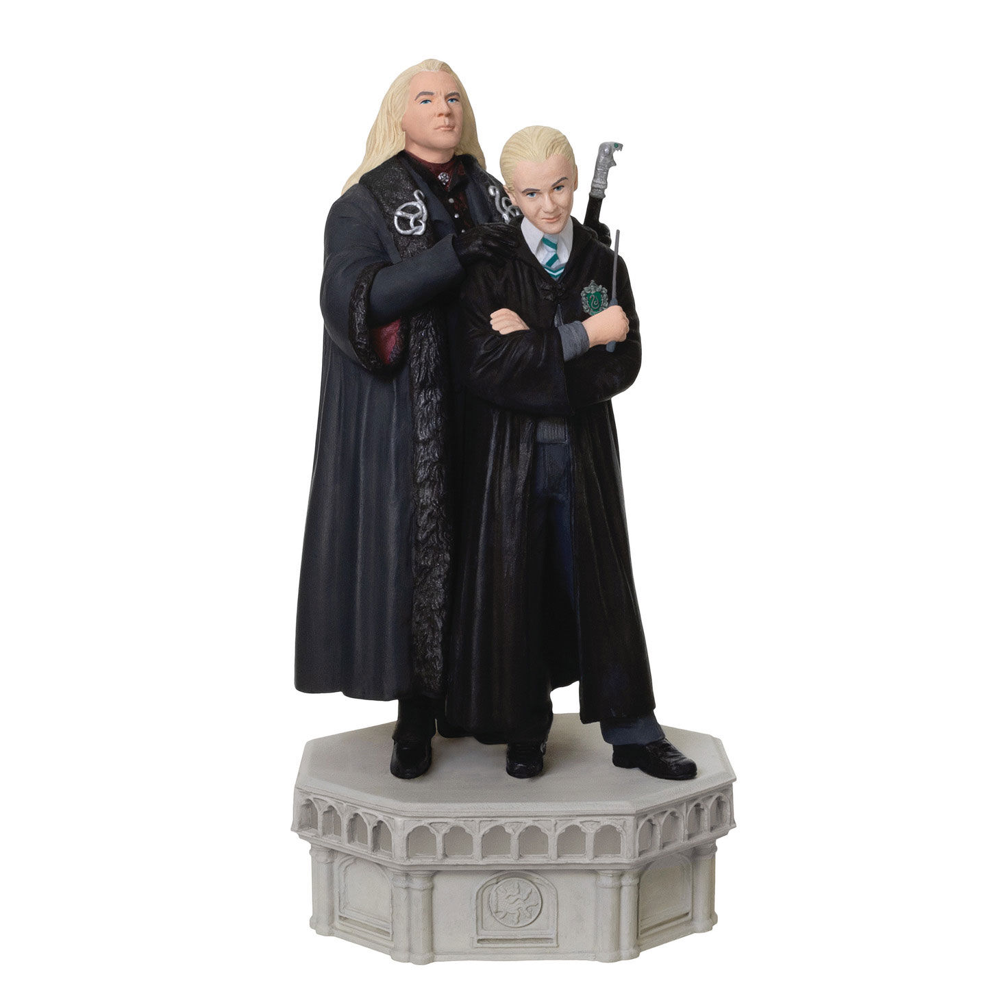 Harry Potter and the Chamber of Secrets™ Collection Lucius and Draco Malfoy™ Ornament With Light and Sound