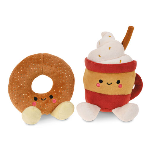Better Together Doughnut and Latte Magnetic Plush, 7", 