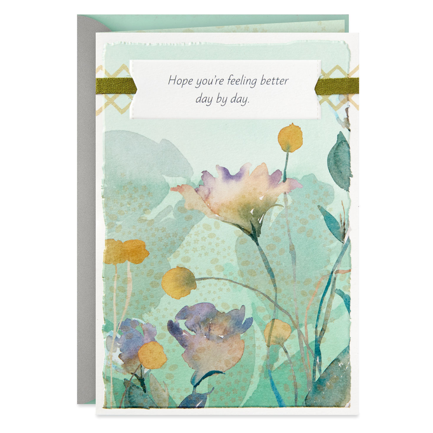 Hallmark Get Well Soon Card 399RZB1424 Thinking of You Card Good Vibes Encouragement Card 