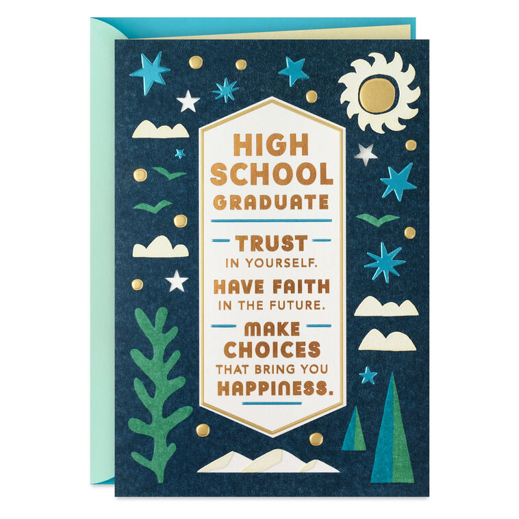 what to write in high school grad card American Greetings Graduation (All You've Accomplished) : American Greetings Home You Are Irreplaceable High School