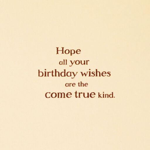 Disney Winnie the Pooh Wishes Come True Birthday Card, 