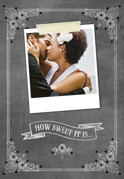 How Sweet It Is Wedding Card