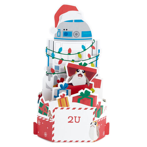 Star Wars™ R2-D2™ Musical Pop-Up Christmas Card With Light, 