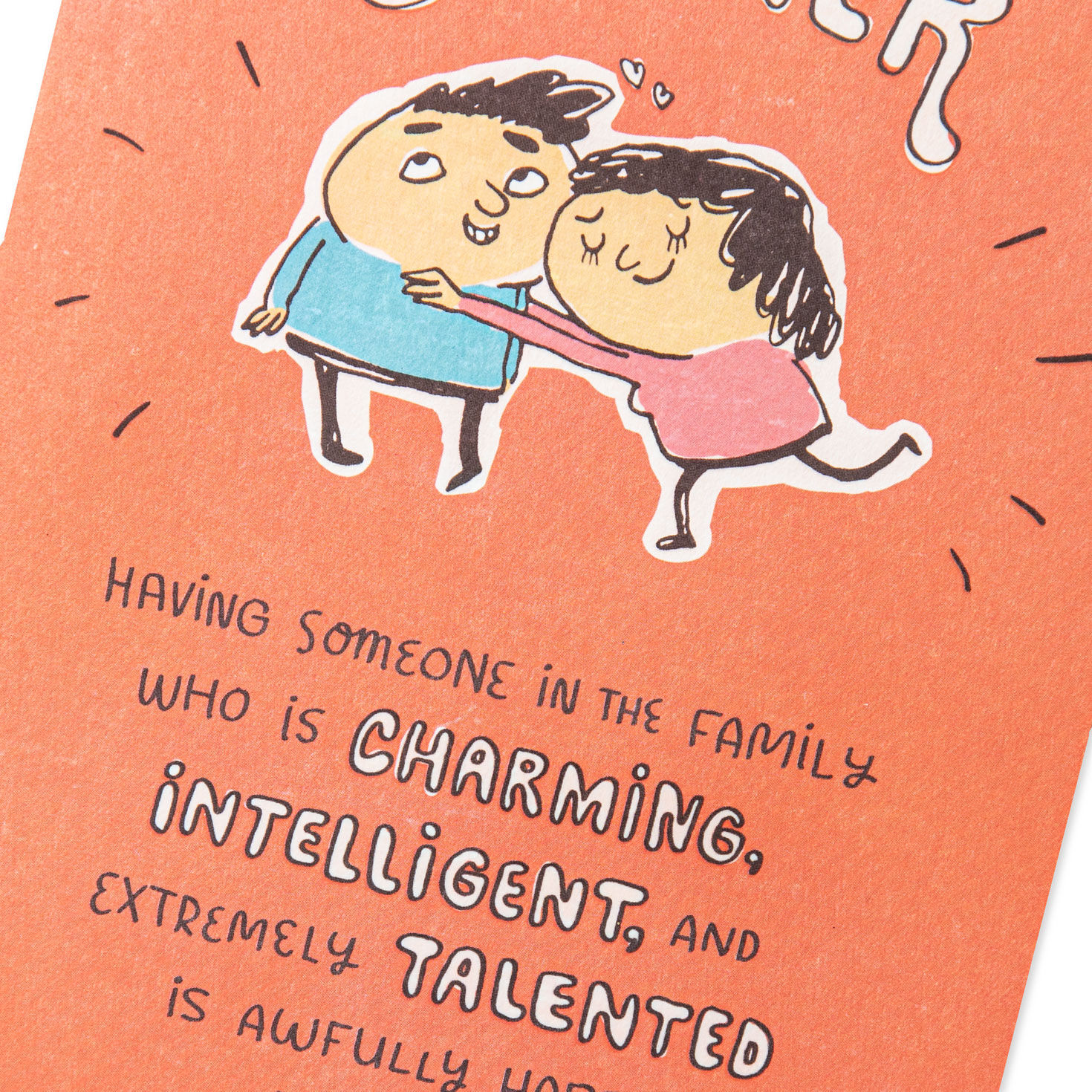 Cartoons Funny Pop-Up Brother Birthday Card From Sister Card Front Detail image number 4