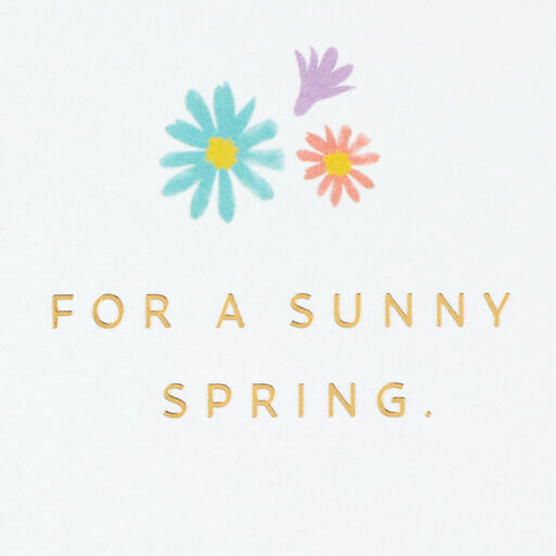 Easter Wishes for a Sunny Spring Easter Card, 