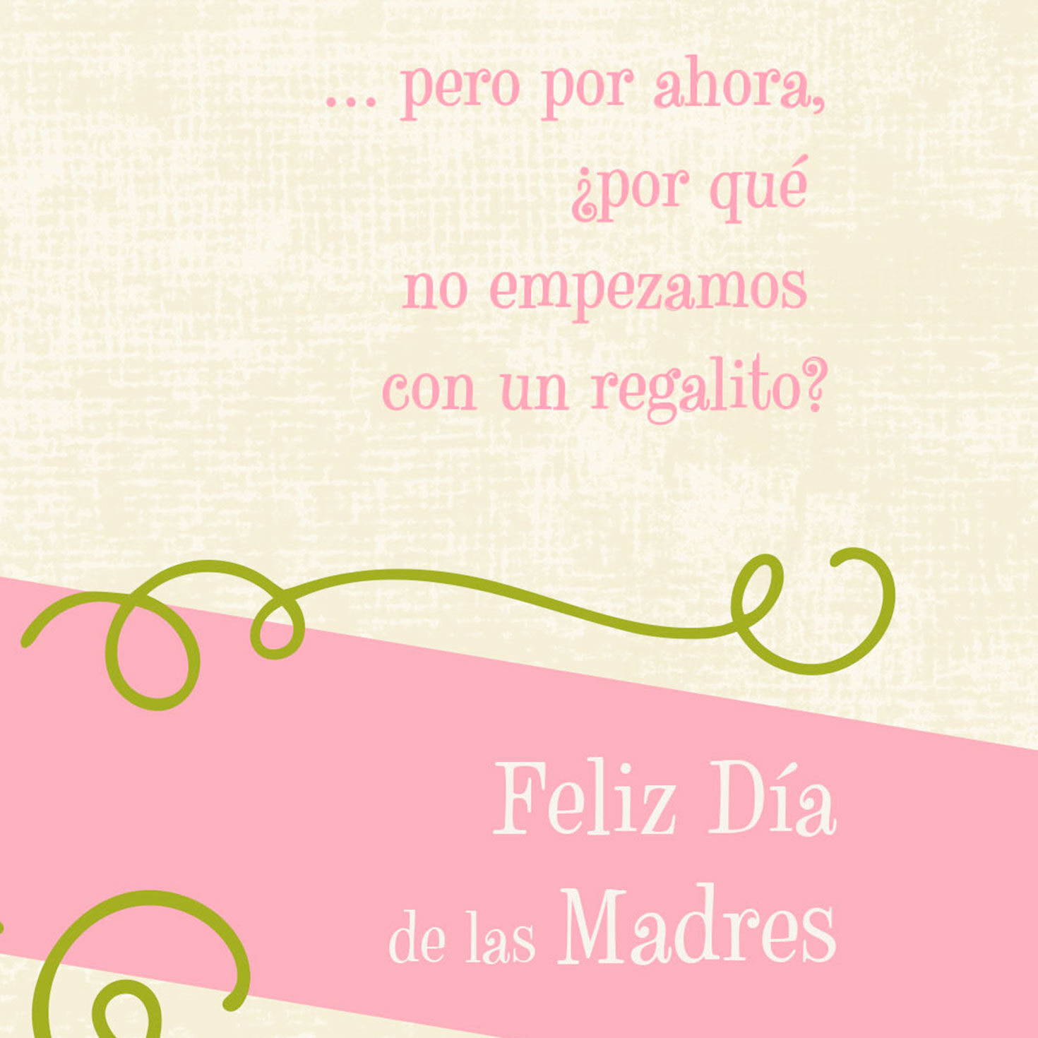 Foil Flower Money Holder Spanish Mother's Day Card Sentiment image number 2