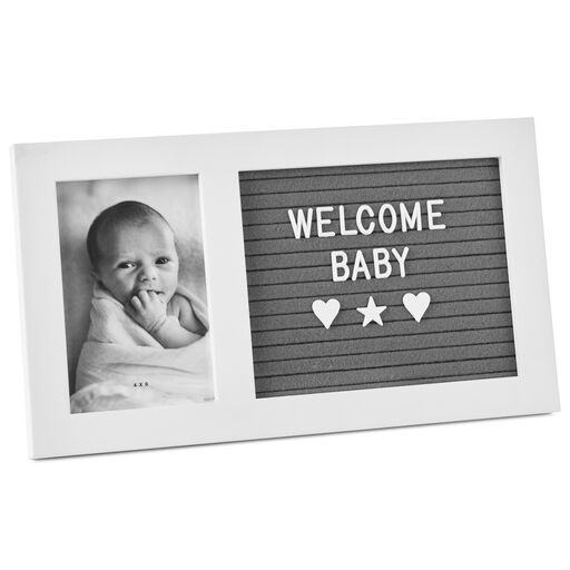 Letter Board Announcement Picture Frame, 4x6, 