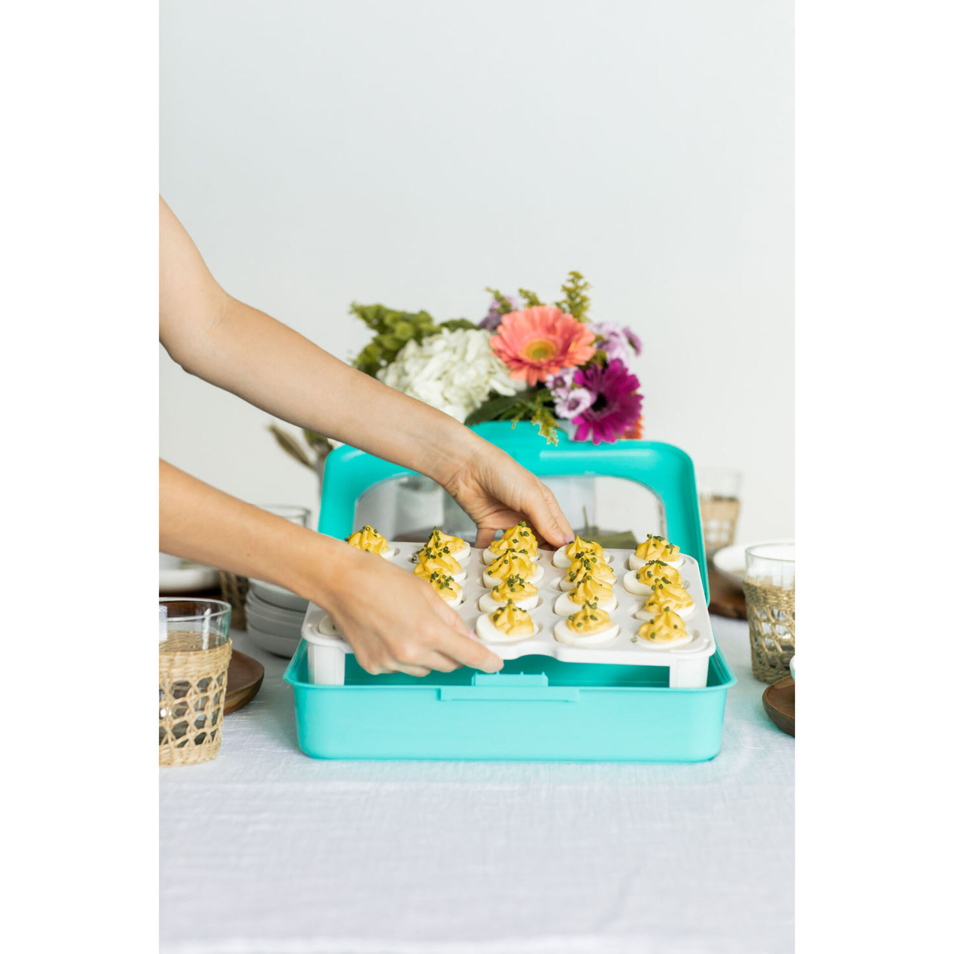 Fancy Panz Egg Trayz Deviled Egg Serving Tray Insert Kitchen