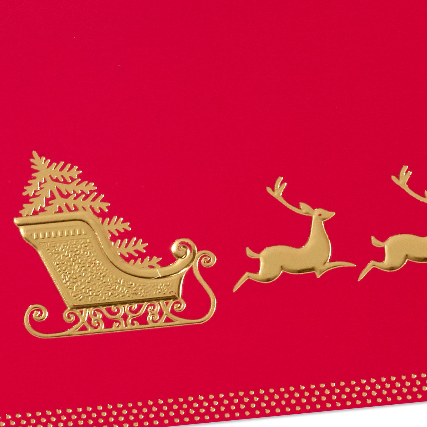 Elegant Sleigh on Red Boxed Christmas Cards, Pack of 16 for only USD 15.49 | Hallmark