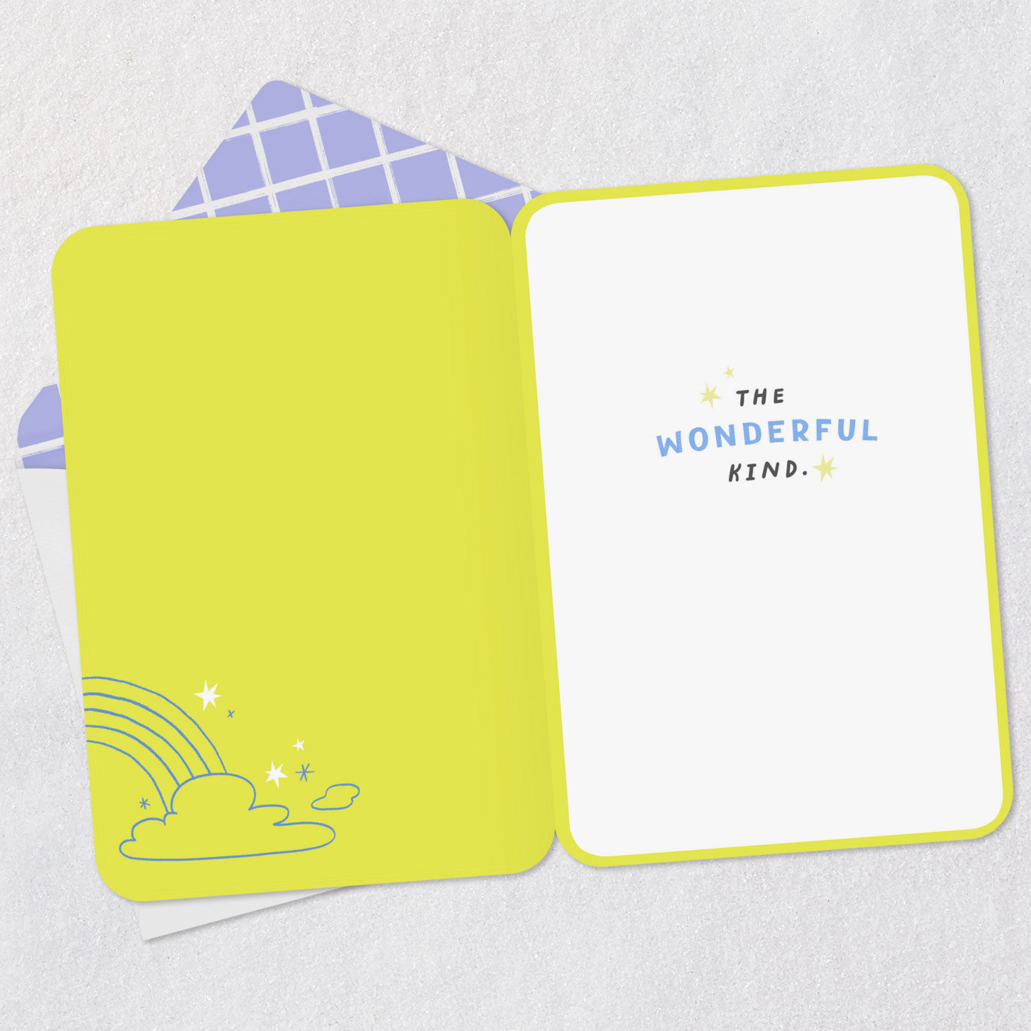 Unicorn in Sunglasses Kids Card Open card with envelope image number 3