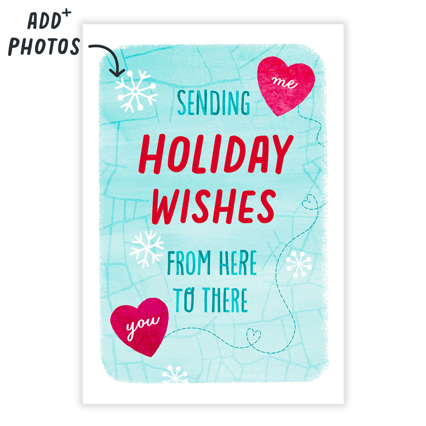 Wishes from Here to There Map Holiday eCard, , large image number 3