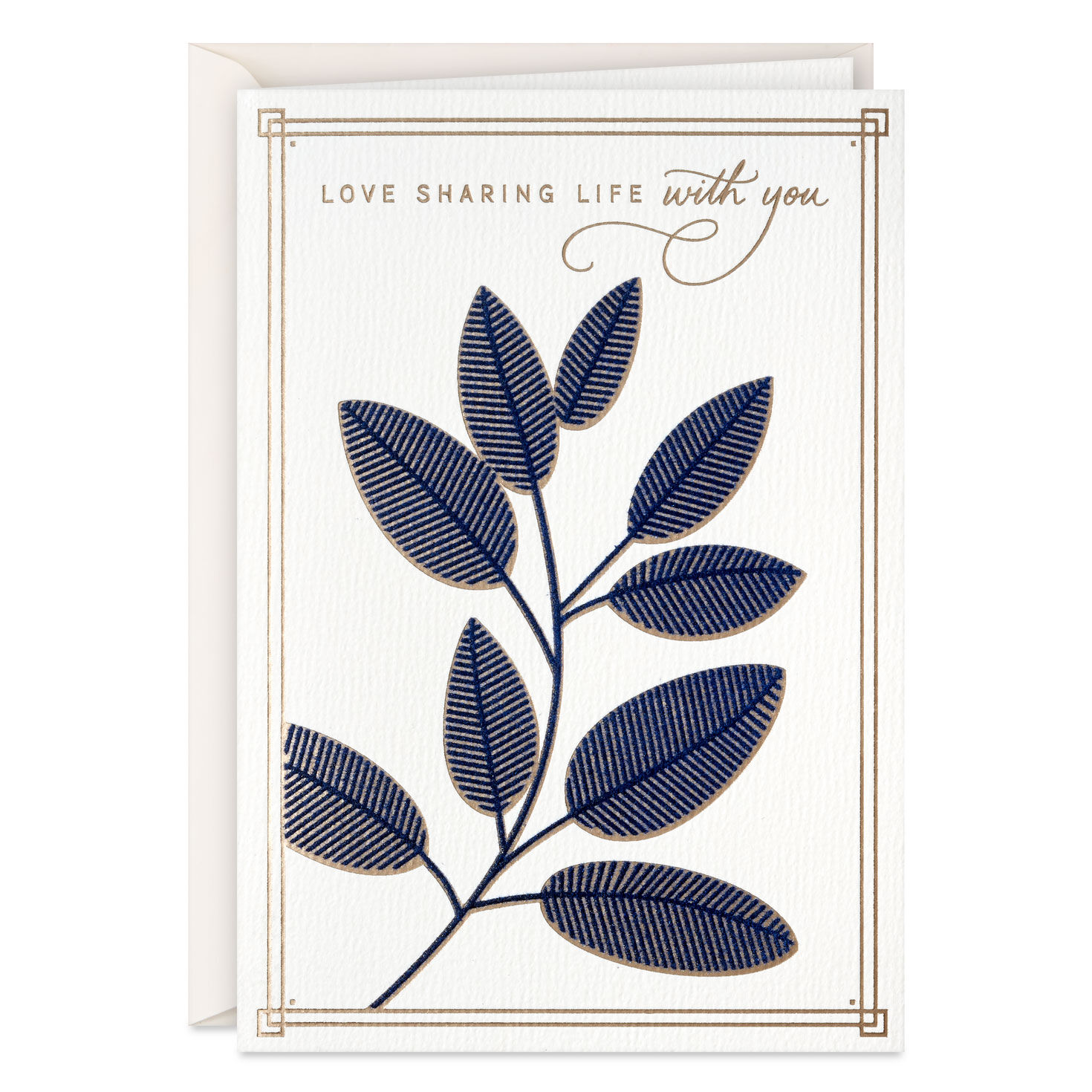Love Sharing Life With You Romantic Anniversary Card