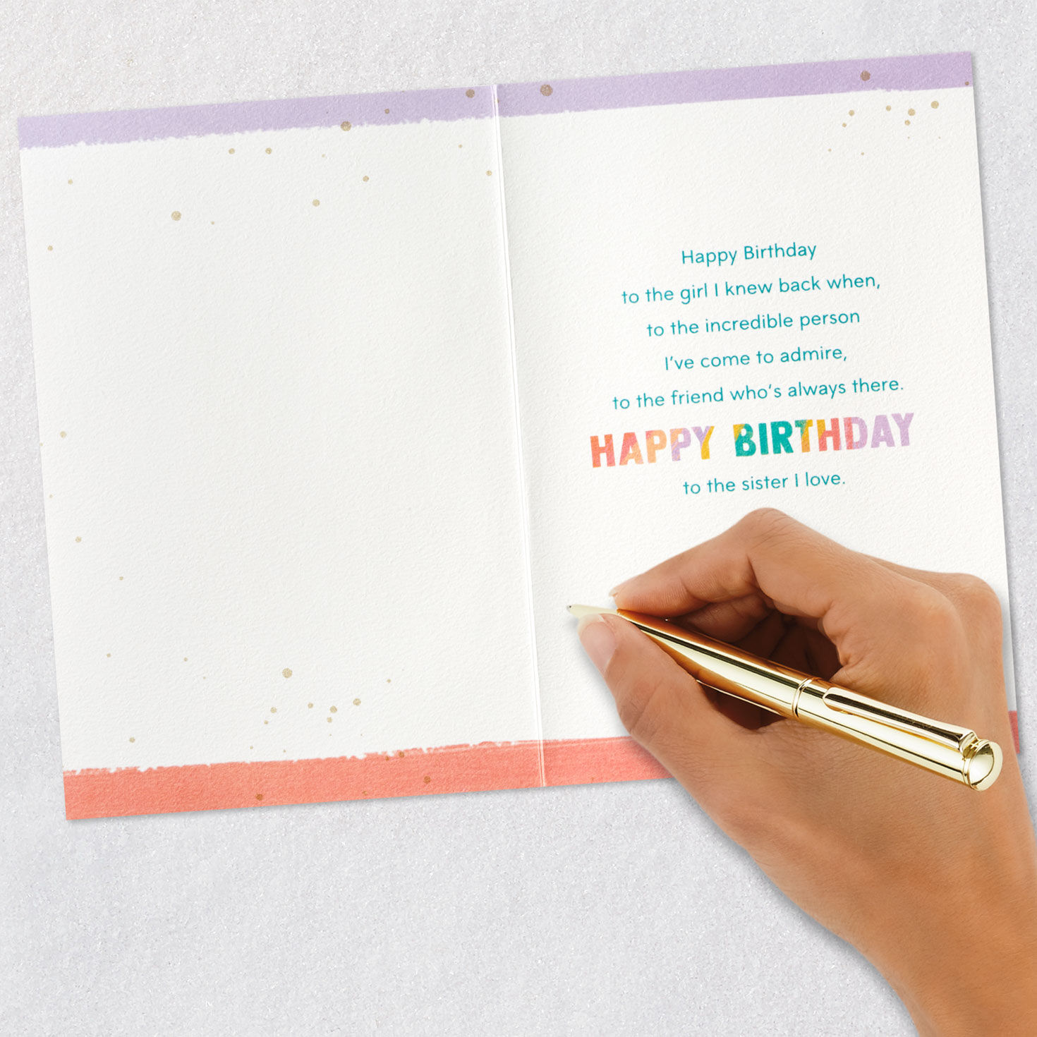 Incredible Person I Admire Birthday Card for Sister, , large image number 6