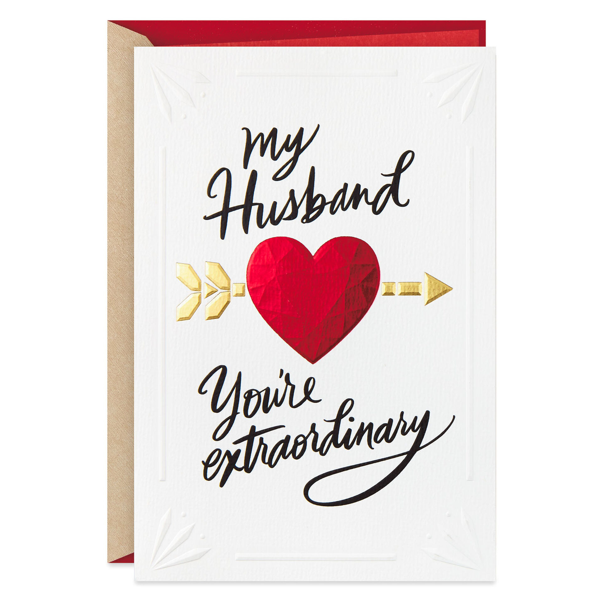 You re Extraordinary Valentine s Day Card For Husband Greeting Cards 