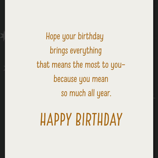 Patterned Balloons You Mean So Much Birthday Card, 