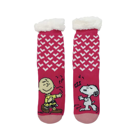 Cozy Moments Peanuts Charlie Brown and Snoopy Novelty Socks