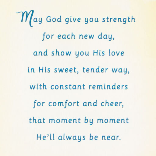 Prayers for Strength and Healing Religious Get Well Card, 