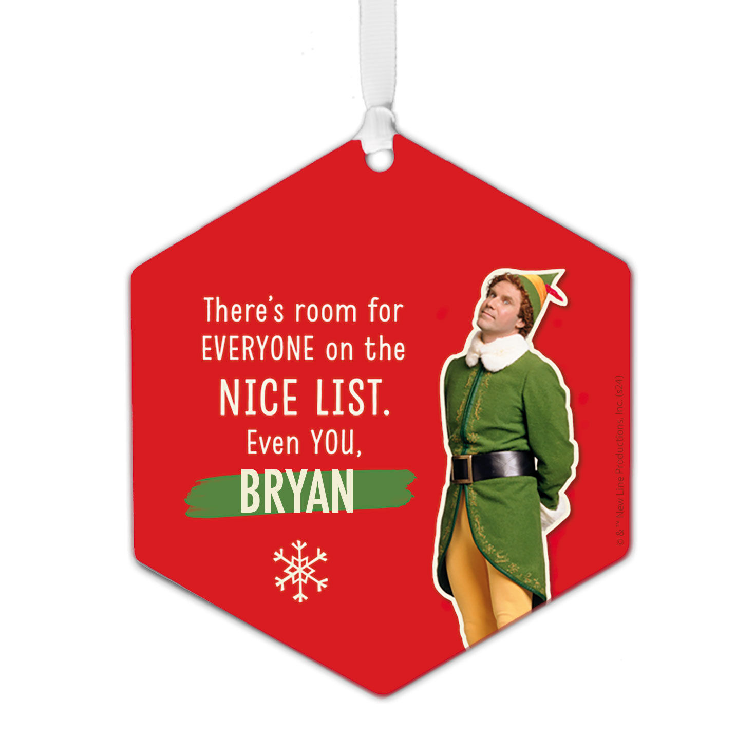 Elf Metal Personalized Ornament, Custom Text for only USD 18.99 | Hallmark