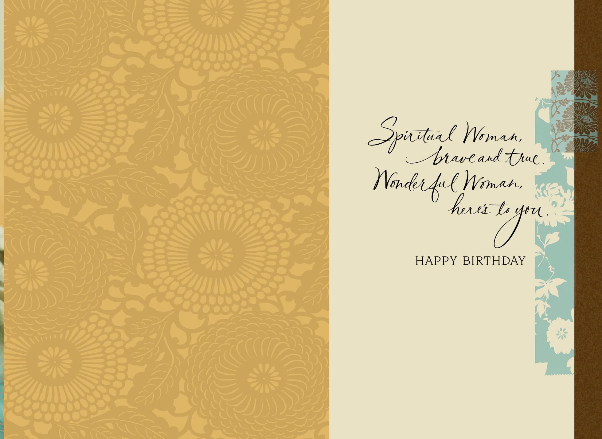 Beautiful Woman Birthday Card
