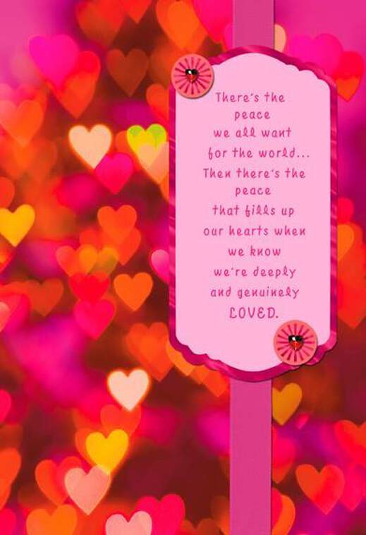 Embellished Hearts Valentine’s Day Card, , large image number 1