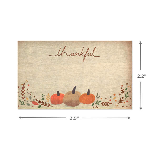 Autumn Celebrations Assorted Thanksgiving Place Cards, Pack of 32, , large image number 6