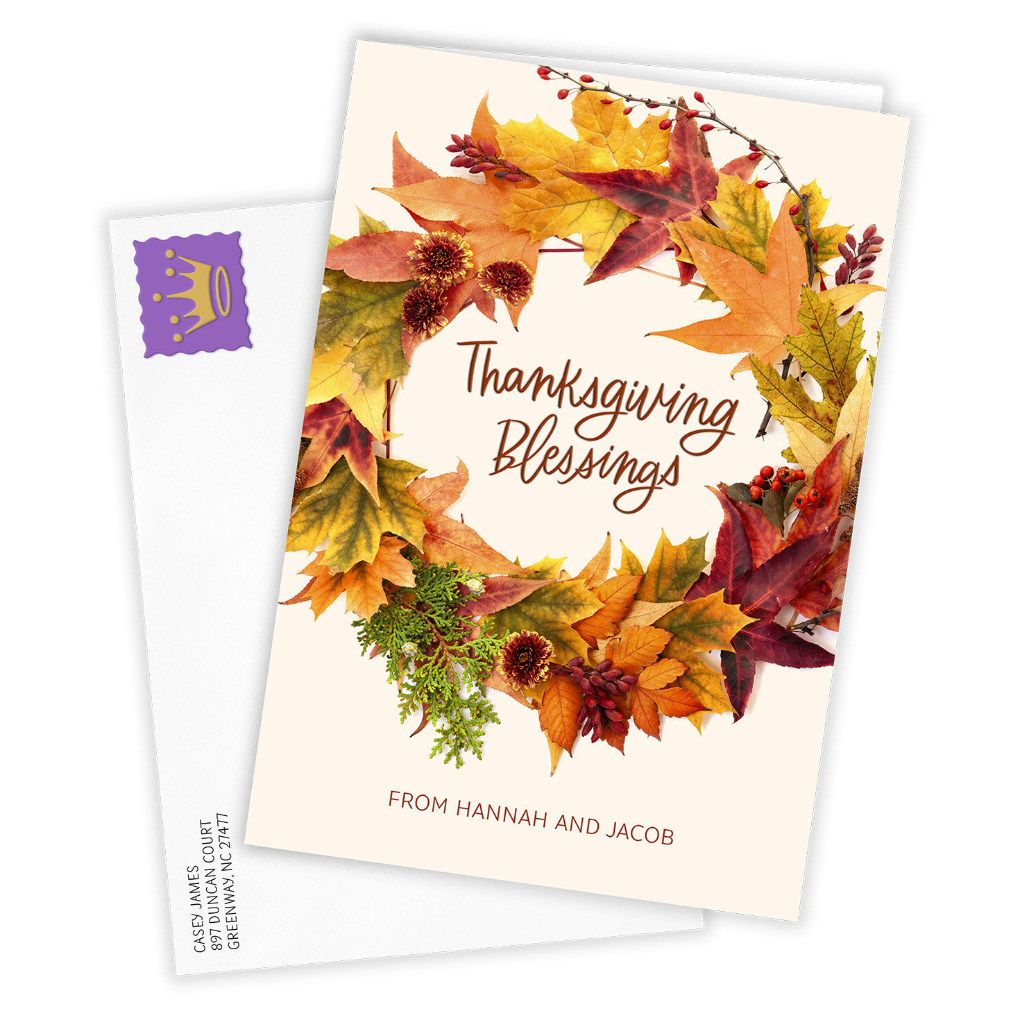Thanksgiving Blessings Custom Thanksgiving Card - Greeting Cards | Hallmark
