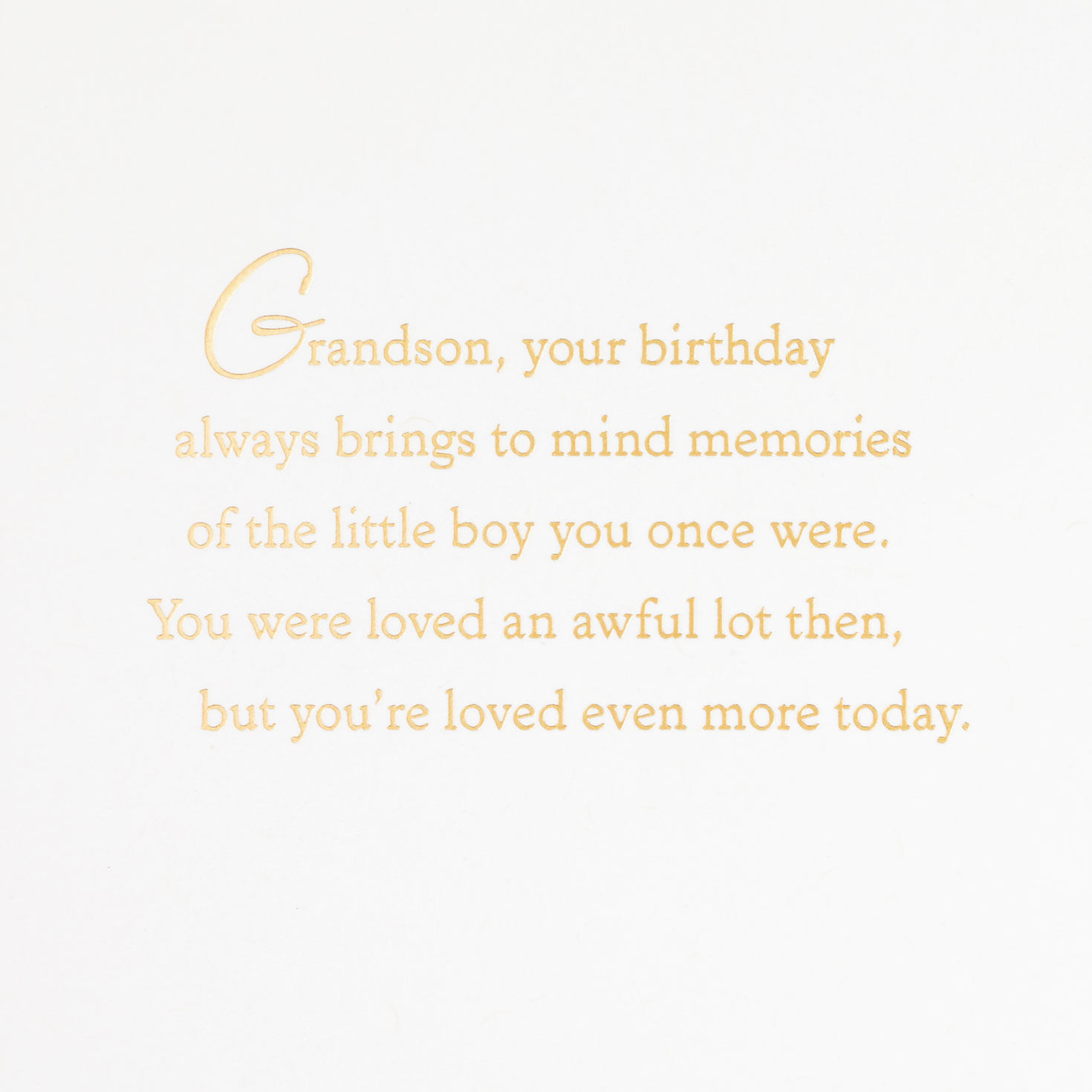 Pride, Joy and Love Birthday Card for Grandson, , large image number 2