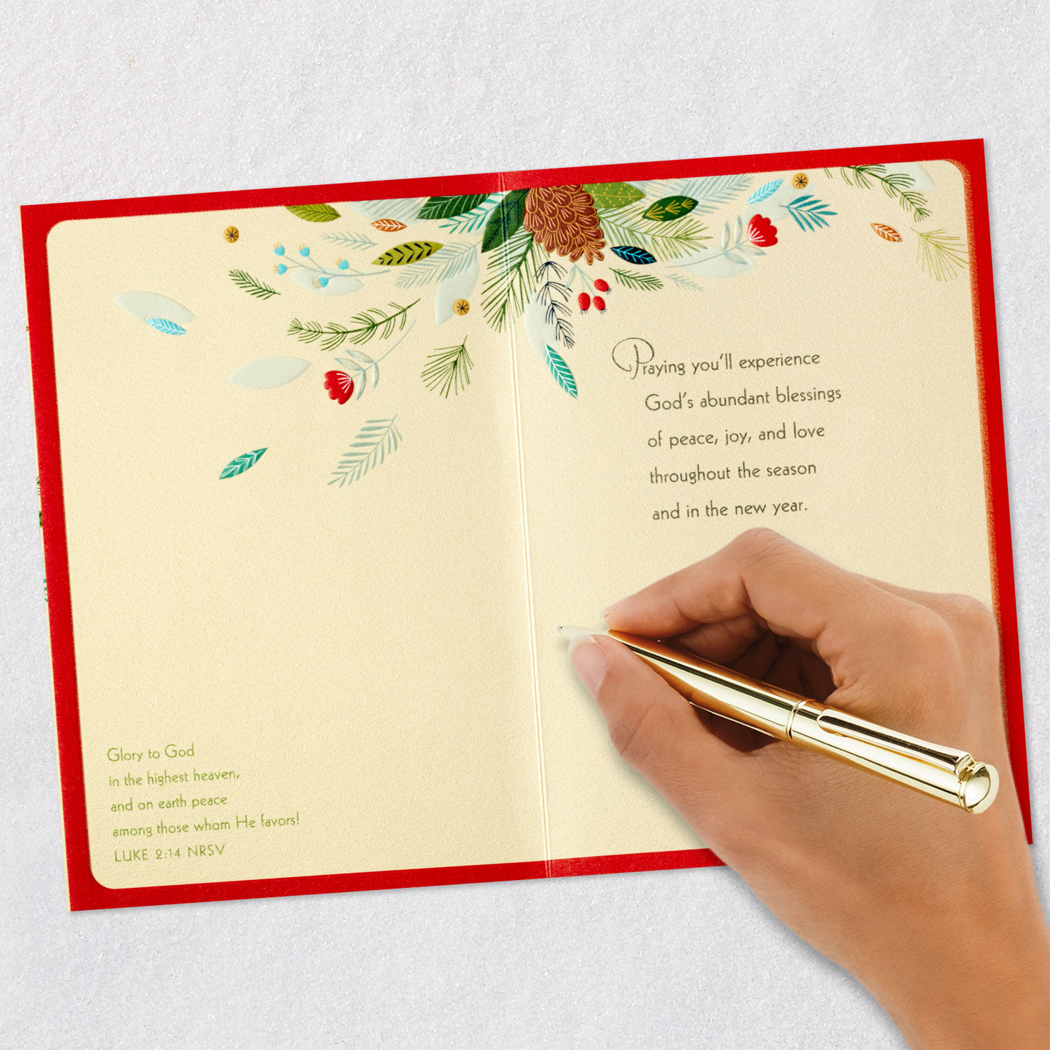 Thinking of You Religious Christmas Card for Sister, , large image number 7