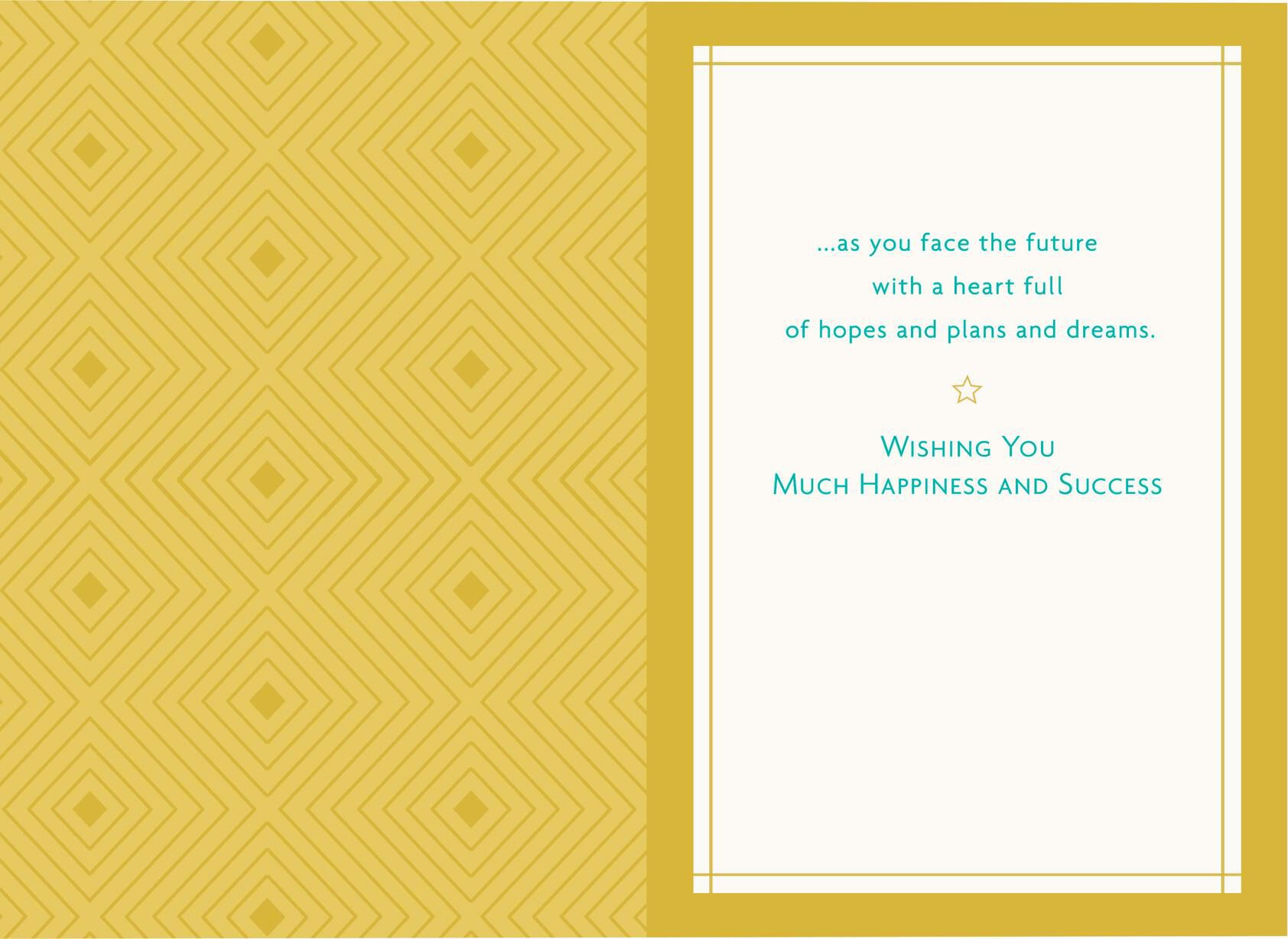 Much Happiness, Niece Graduation Card With Tassel