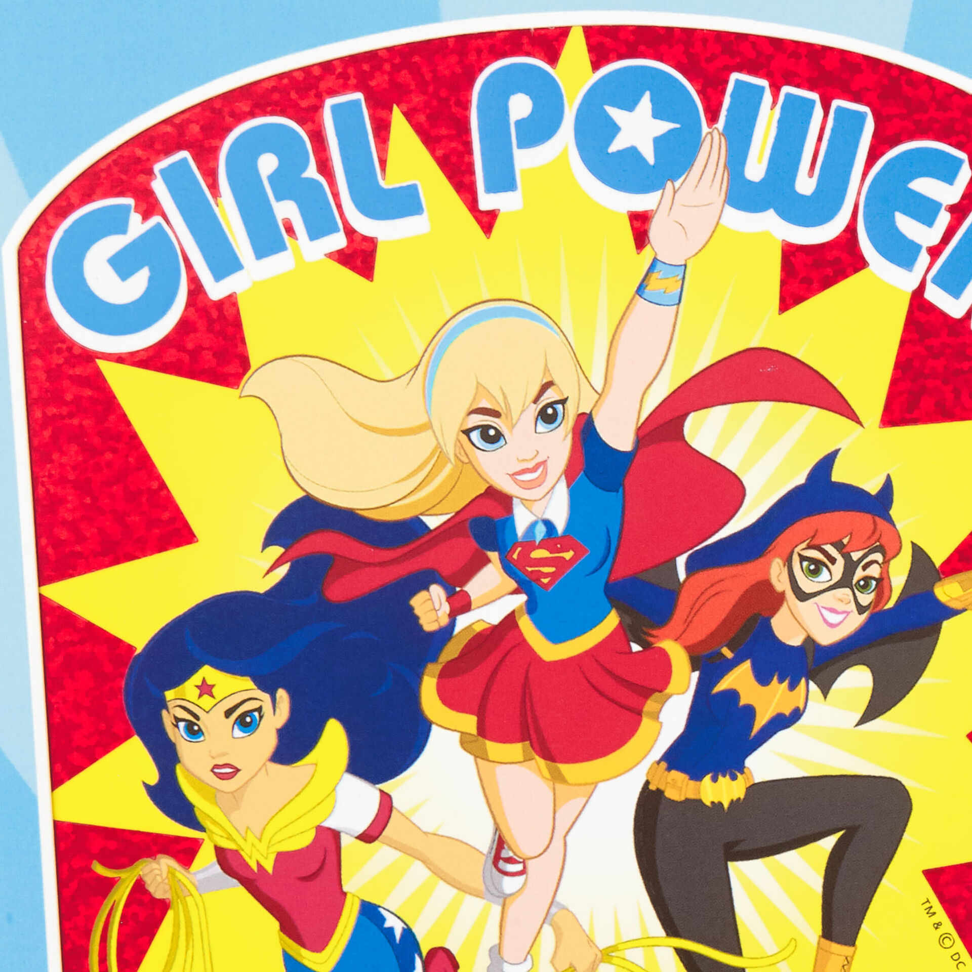 DC Super Hero Girls™ Girl Power Birthday Card With Greeting